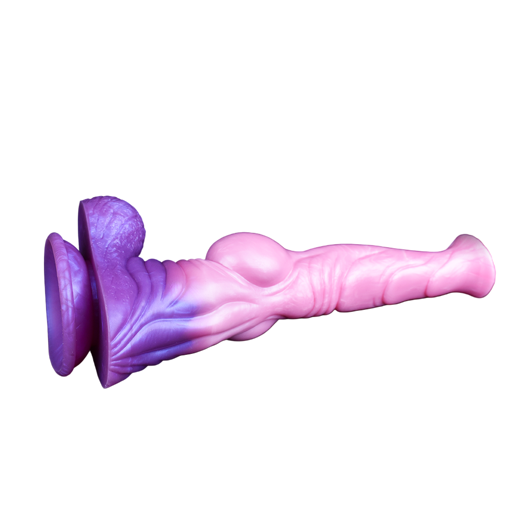 11 Inch Pink Silicone Knot Horse Dildo