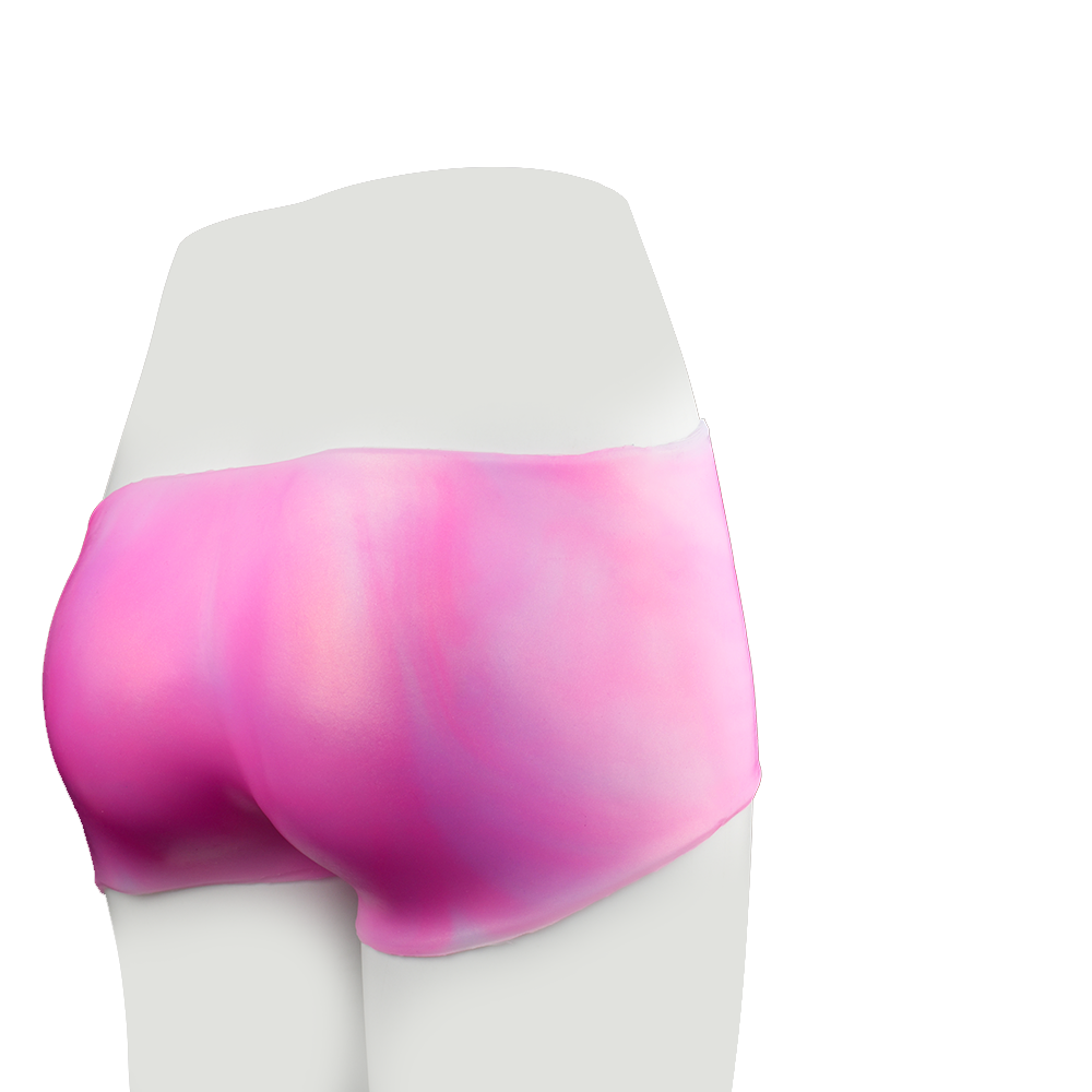7 Inch Silicone Fantasy Smooth Dildo Panties