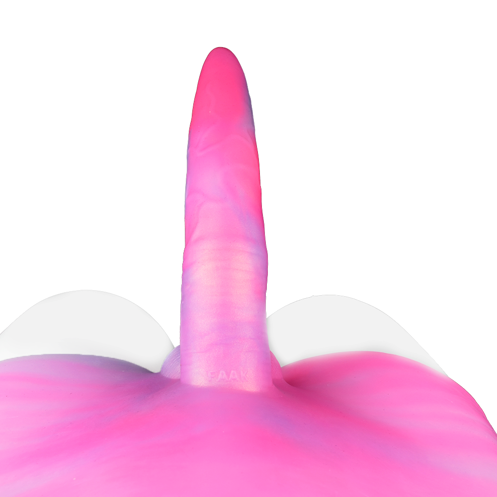 9 Inch Pink Deer Whip Fantasy Dildo Panties
