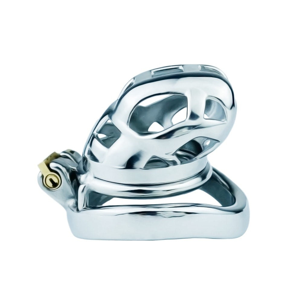 Tiny Stainless Steel Cobra Chastity Cage