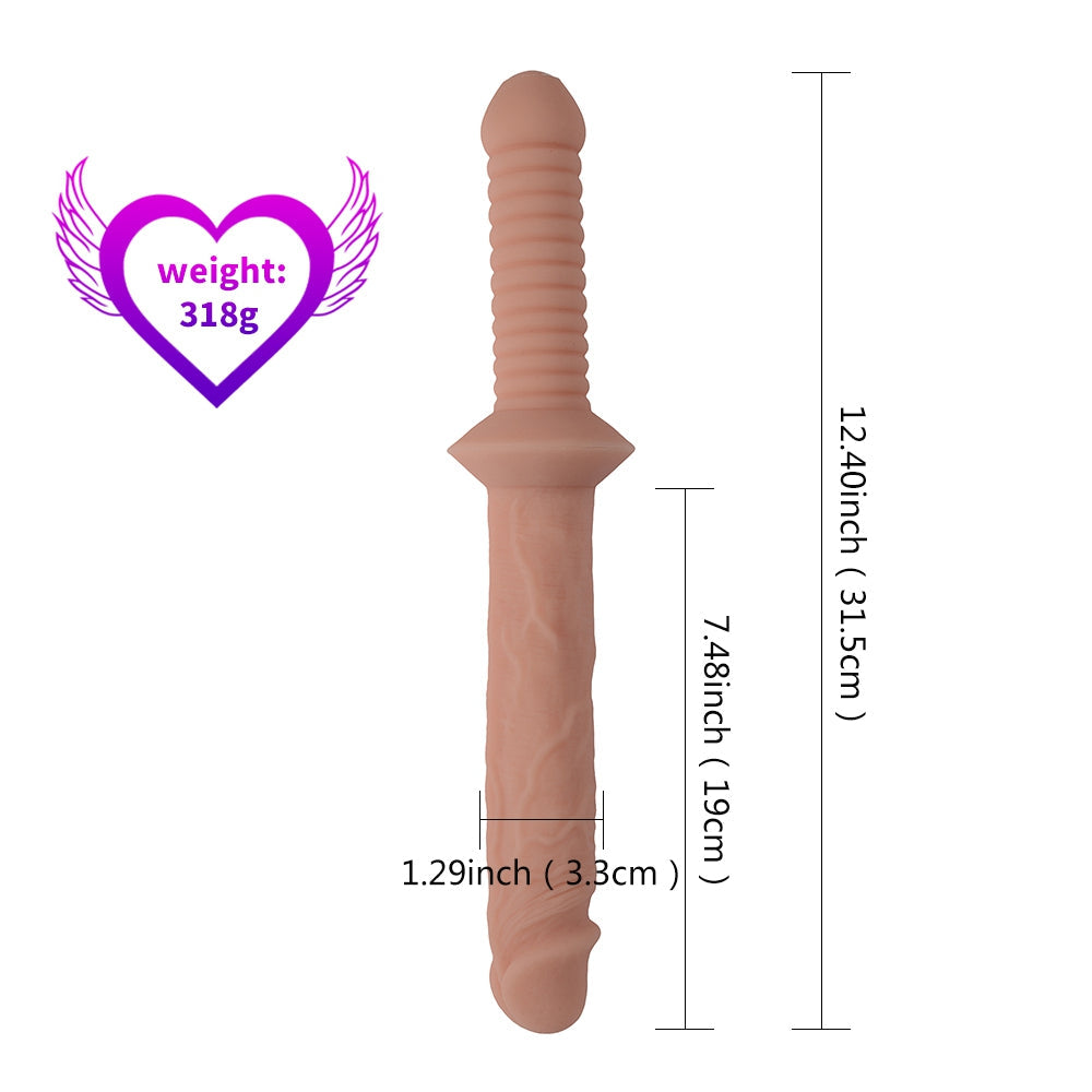 14 Inch Silicone Handheld Dildo Sword
