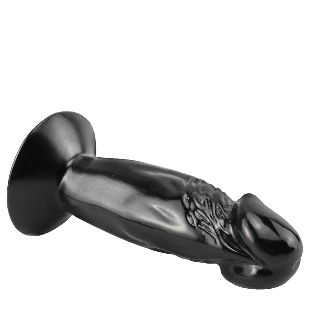 4 Inch Black Realistic Suction Cup Small dildo
