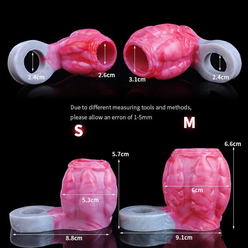 Muscle Fantasy Silicone Dragon Cock Knots