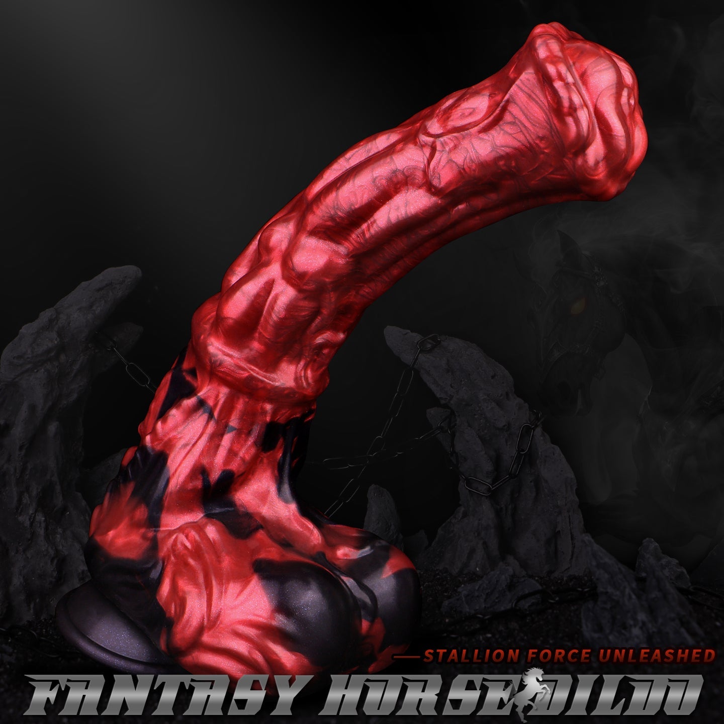 12 Inch Silicone Scarlet Big Horse Dildo