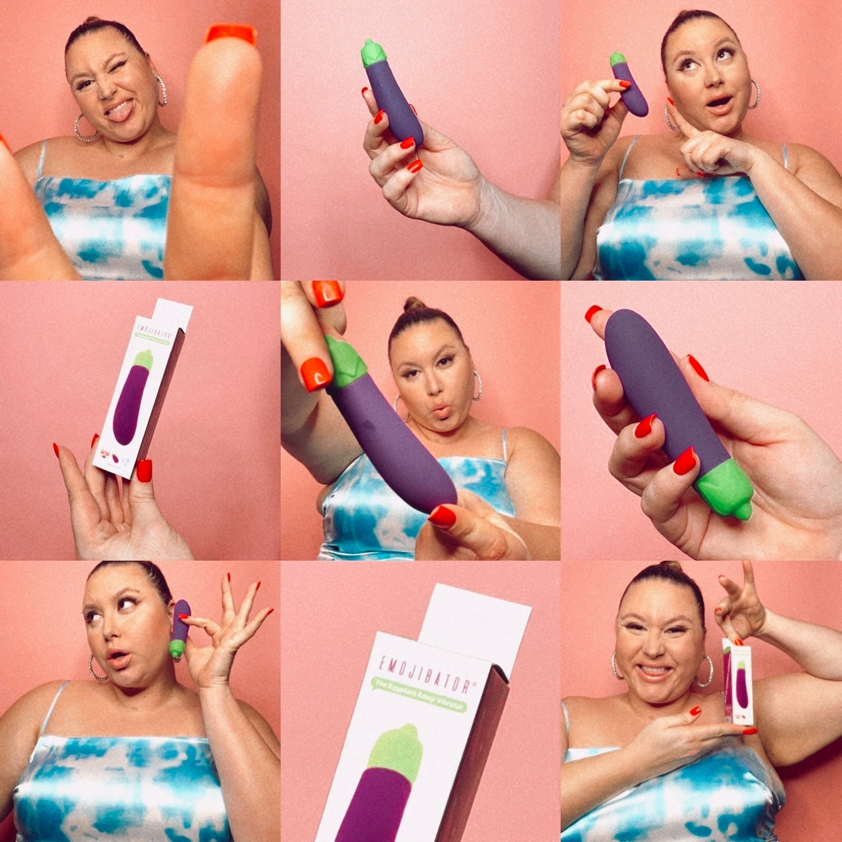 Cute Small Eggplant Clit Vibrator