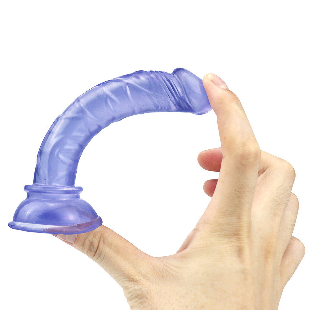 6 Inch Blue Jelly Tiny Mini Dildo