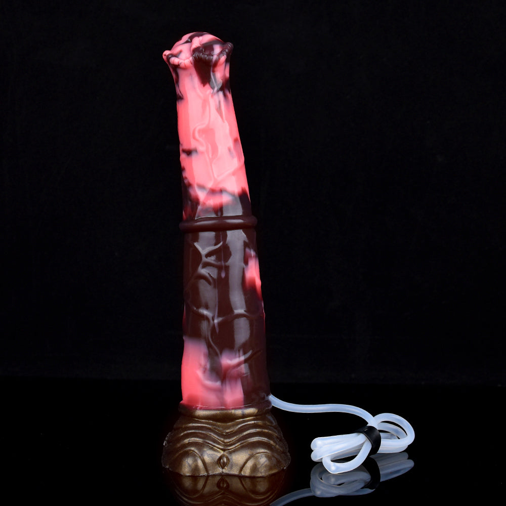 10 Inch Suction Cup Silicone Horse Squirting Dildo