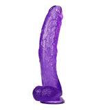 画像をギャラリー ビューアにロード 12 inch crooked mouth purple jelly dildo