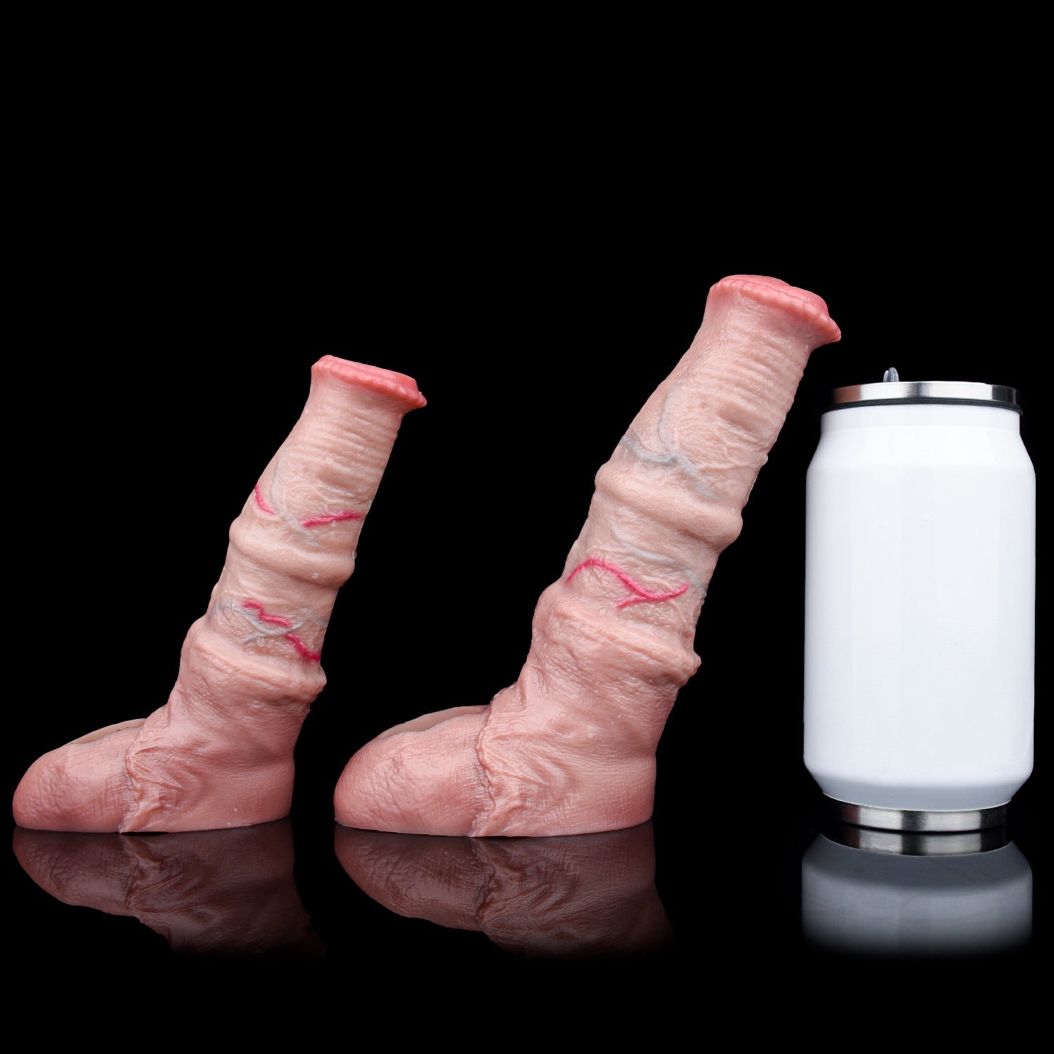 6 Inch Ribbed Silicone Horse Cock Sleeve