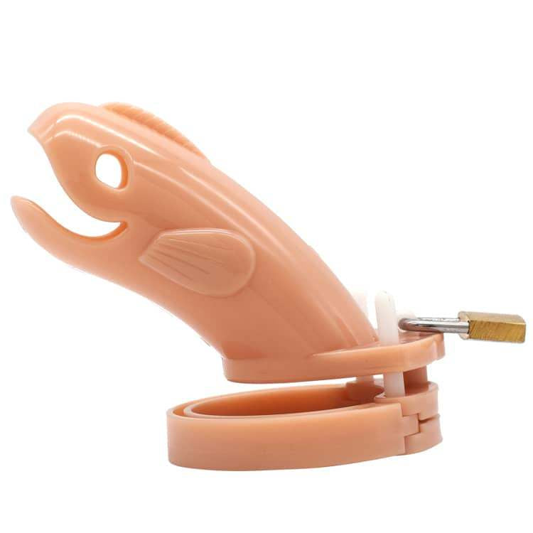Whale Plastic Sissy Chastity Cage