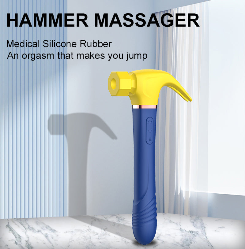 3 in 1 Hammer Disguise Sucking Thrust Vibrator
