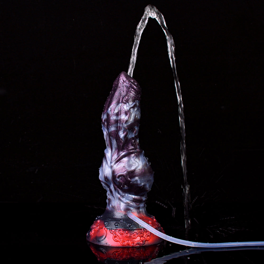 7 Inch Squirting Fantasy Knot Dog Dildo