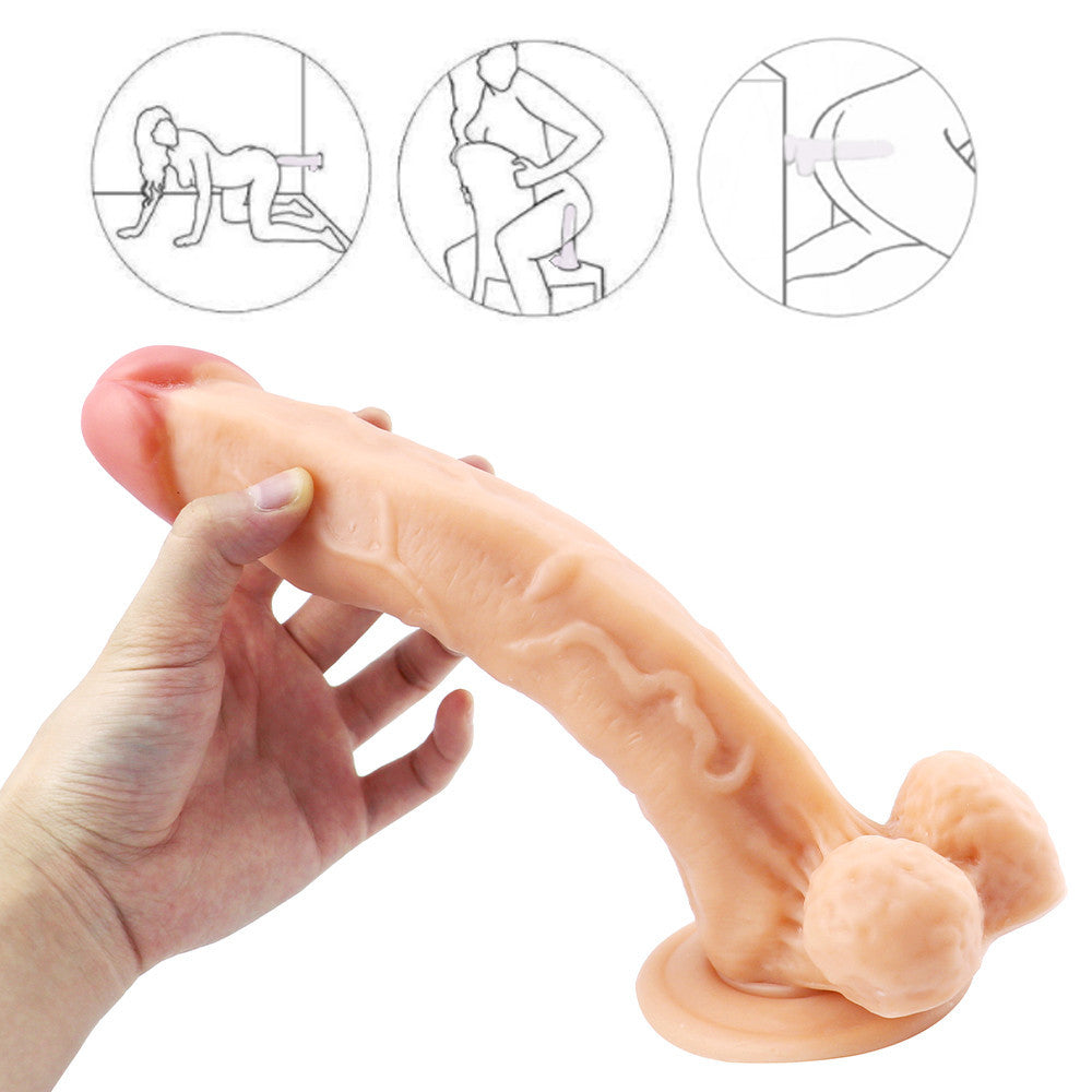 10 Inch Flesh-Colored Realistic Big Dildo