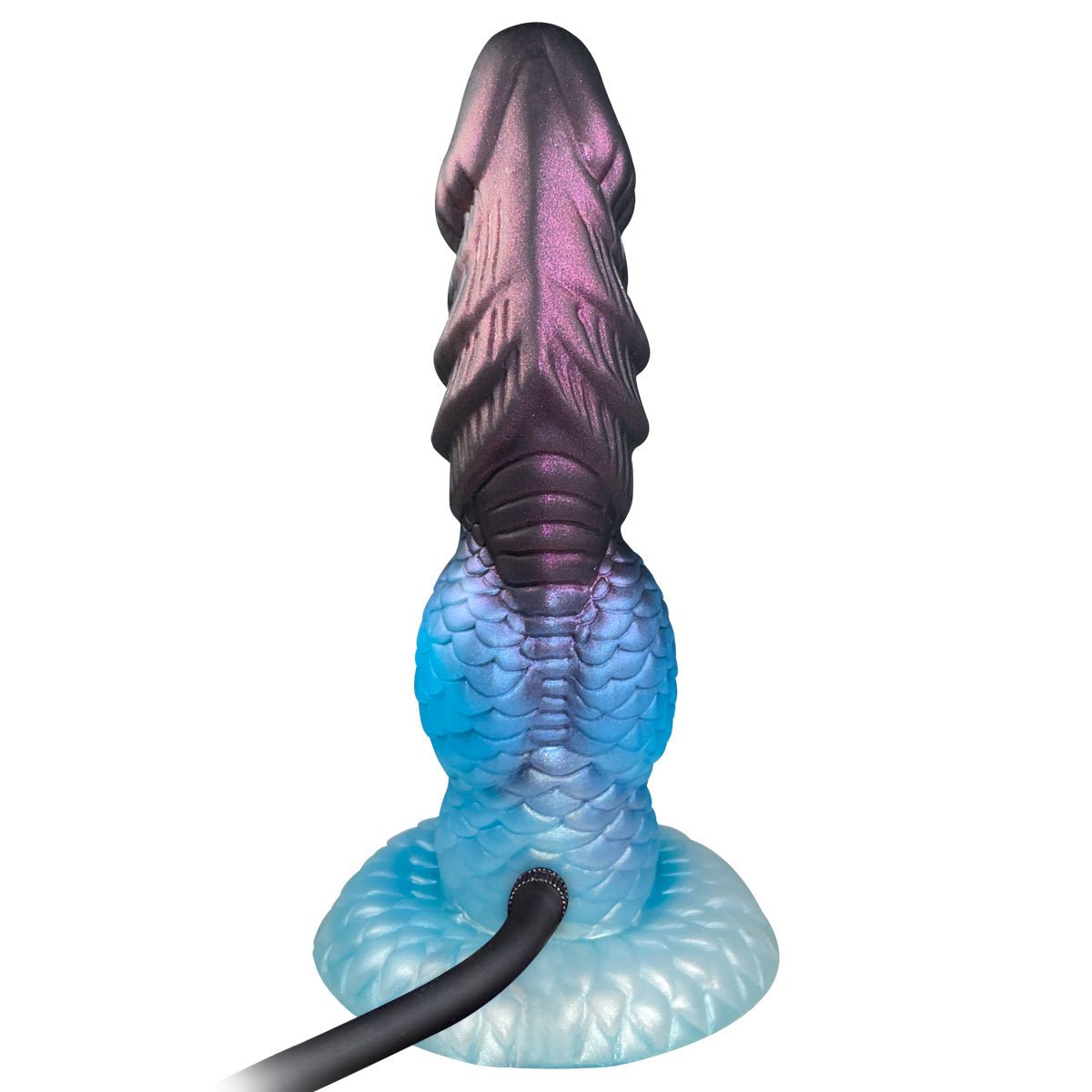 Dragon Scale Ribbed Fantasy Inflatable Dildo