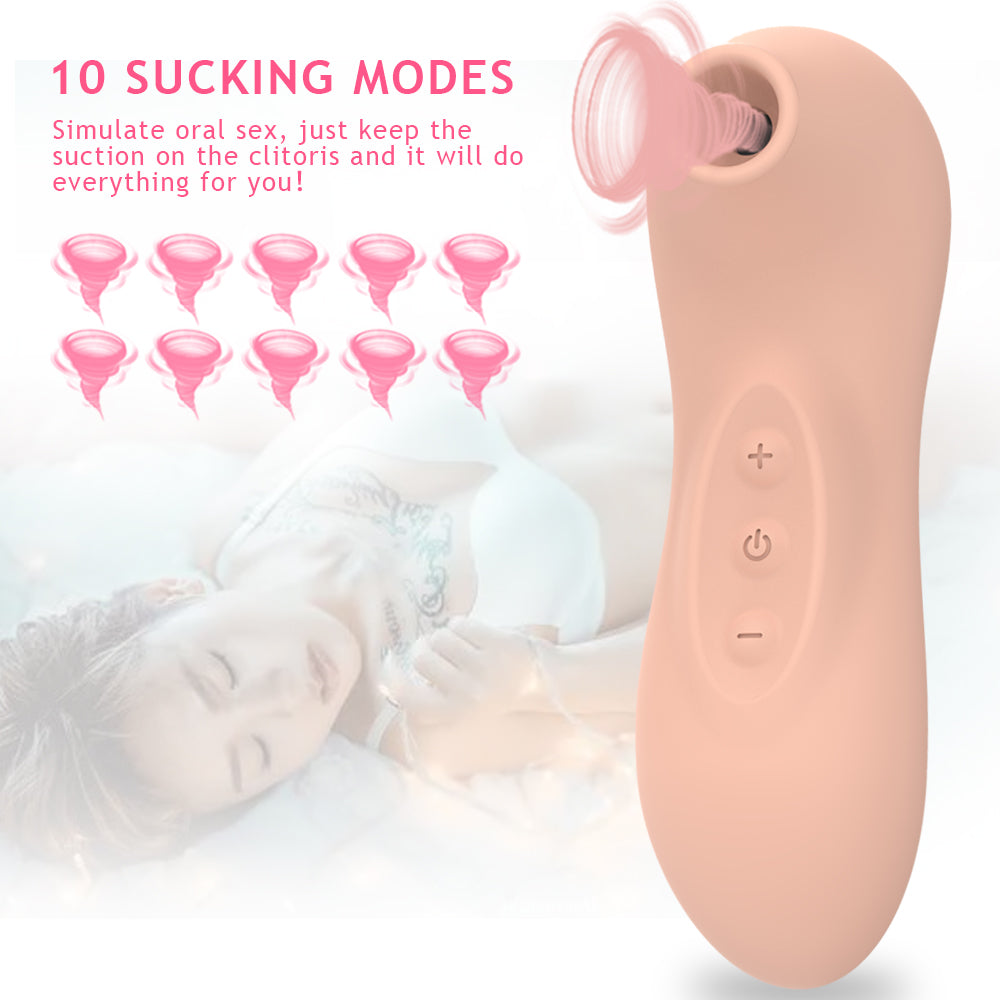 10 Mode Small Clitoral Suction Stimulator