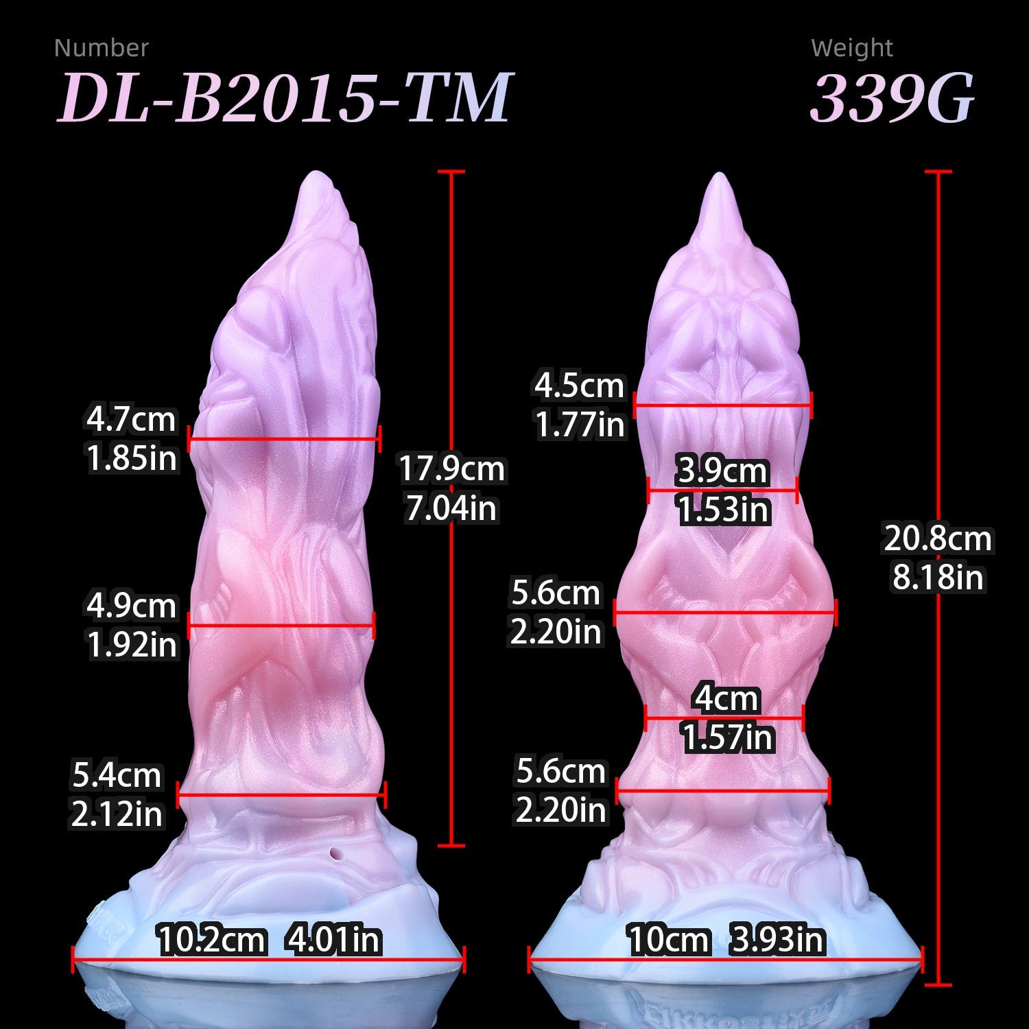 8 Inch Scorpion King Inflatable Dildo Butt Plug