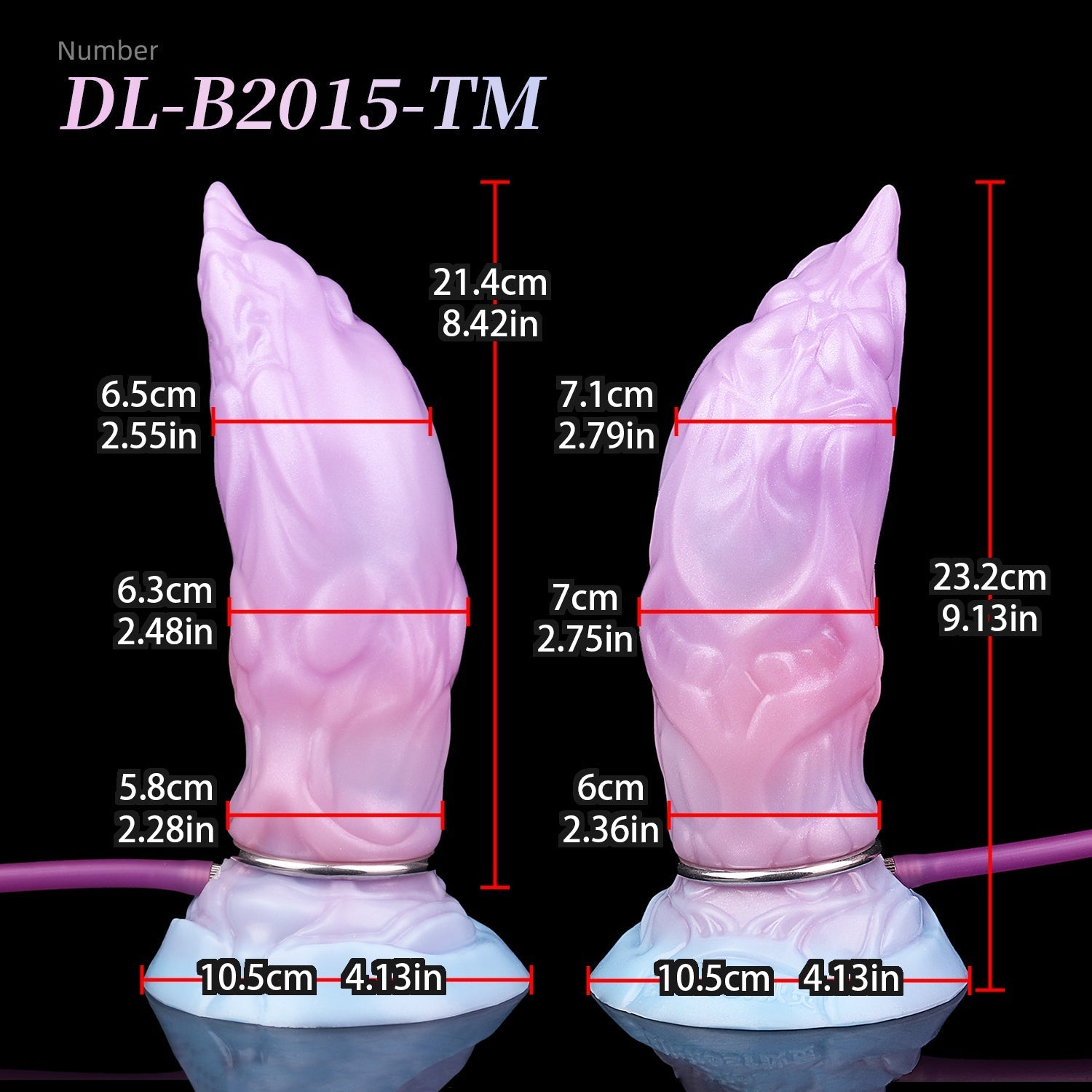 8 Inch Scorpion King Inflatable Dildo Butt Plug