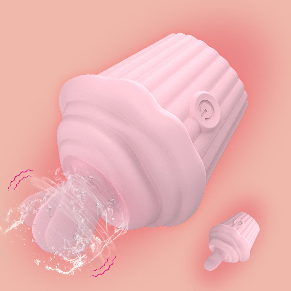 Cupcake Female Nipples Clit Tease Vibrator