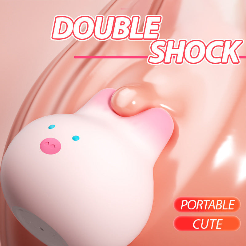 Cute Pink Pig WaterProof Mini Vibrator