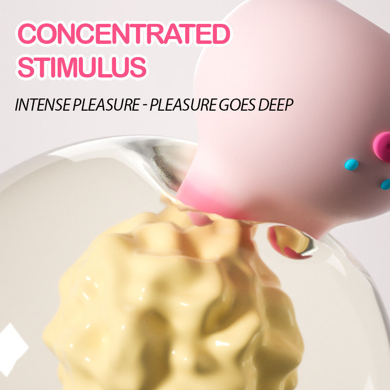 Cute Pink Pig WaterProof Mini Vibrator