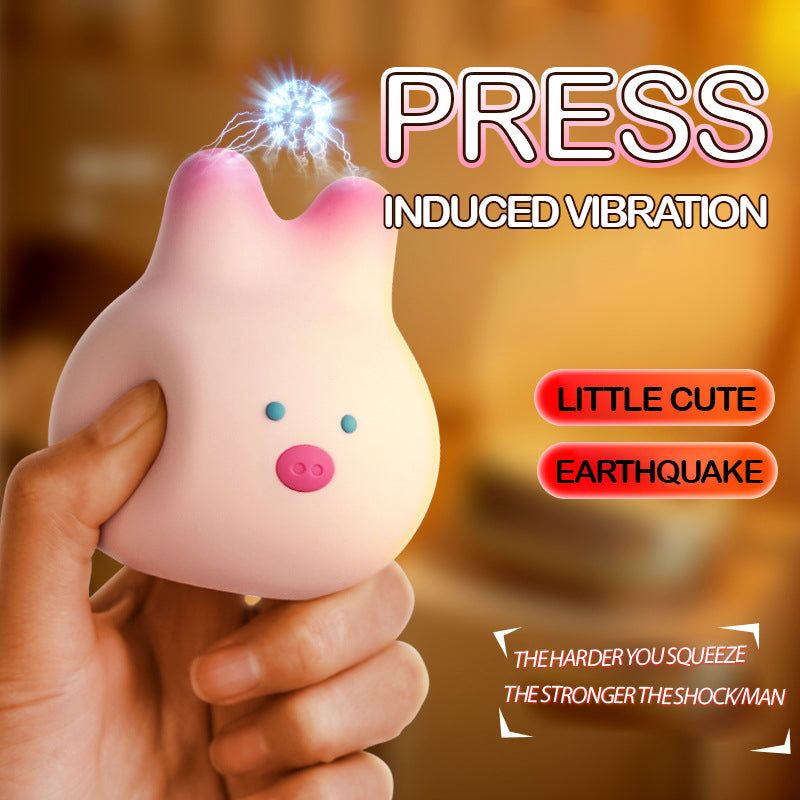 Cute Pink Pig WaterProof Mini Vibrator