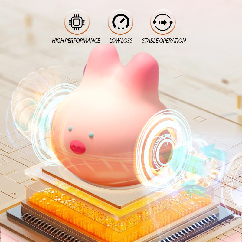 Cute Pink Pig WaterProof Mini Vibrator