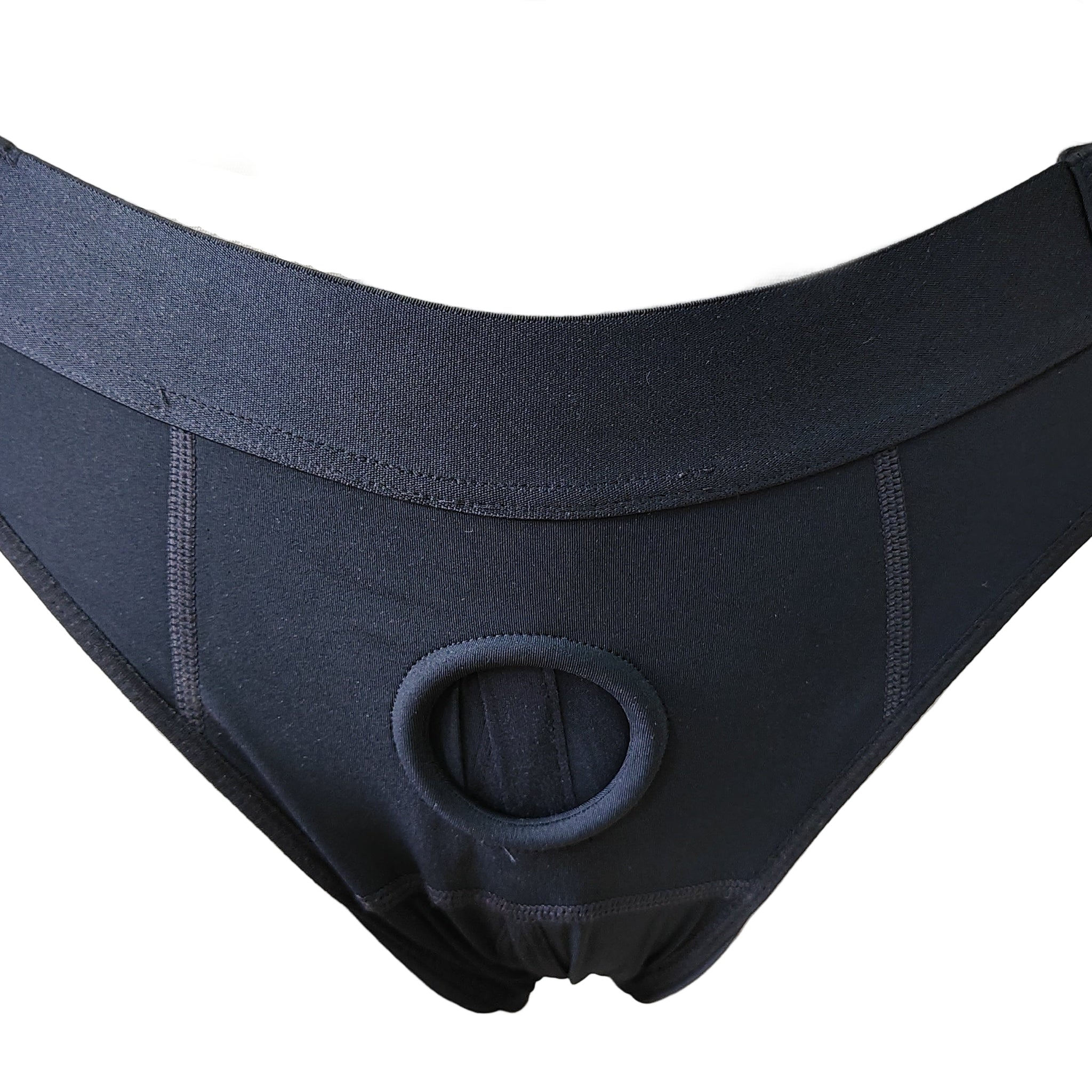 Black Couple Adjustable Strap On Harness