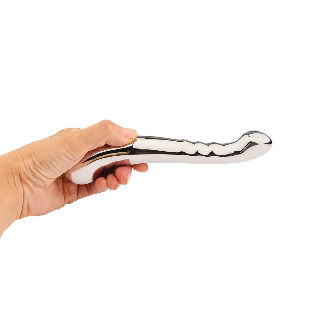 Stainless Steel Dual Head Metal Dildo
