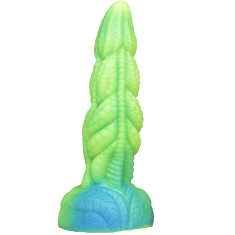 8 Inch Green Silicone Fantasy Dragon Dildo