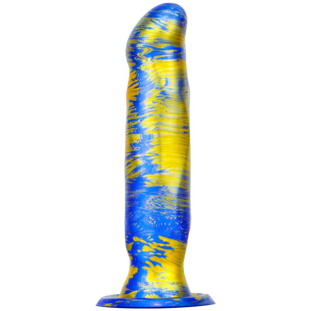 7 Inch Mixed Colors Silicone Anal Dildo