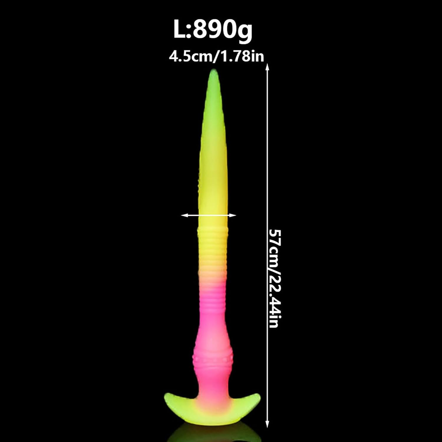 22 Inch Glow In The Dark Fantasy Tentacle Dildo