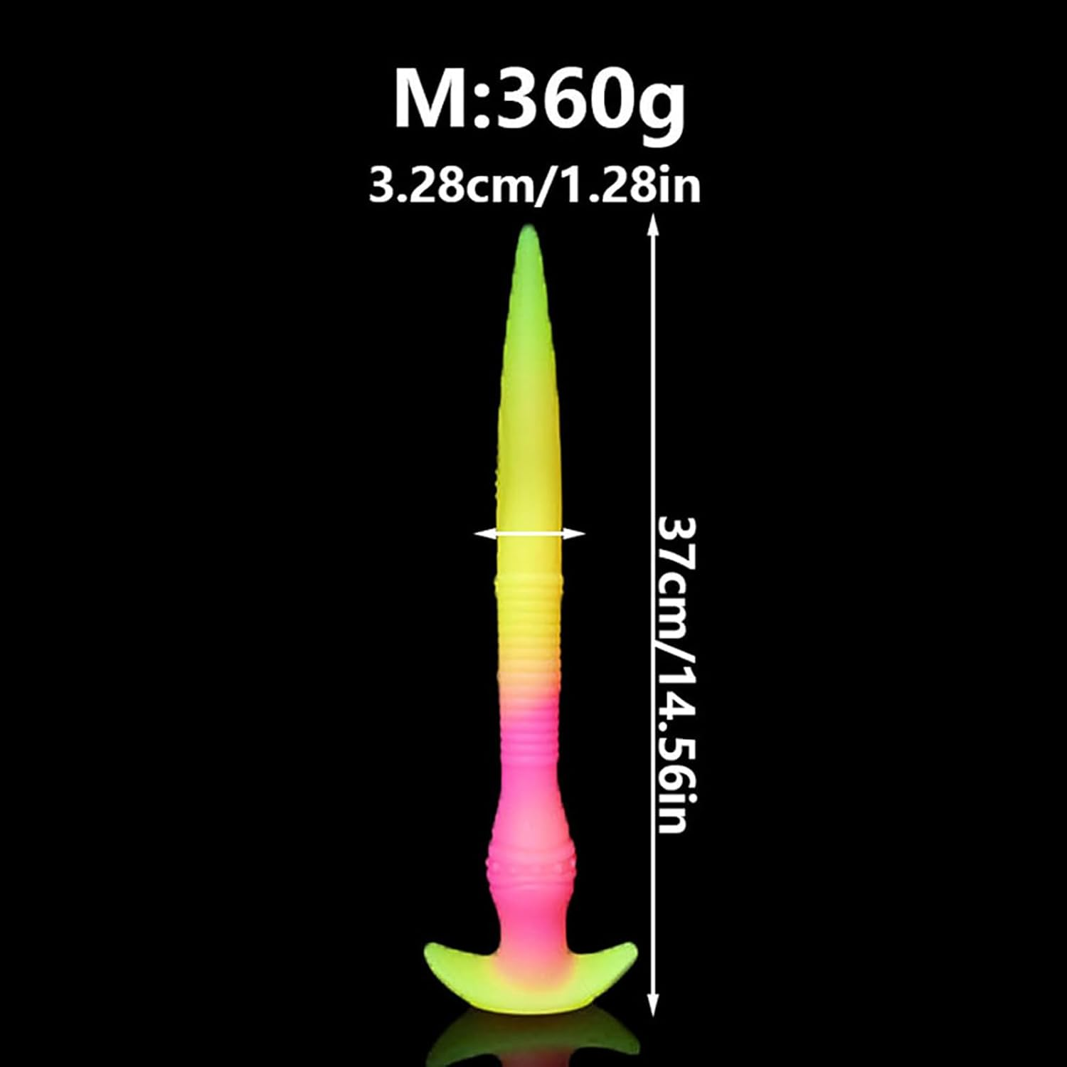 22 Inch Glow In The Dark Fantasy Tentacle Dildo