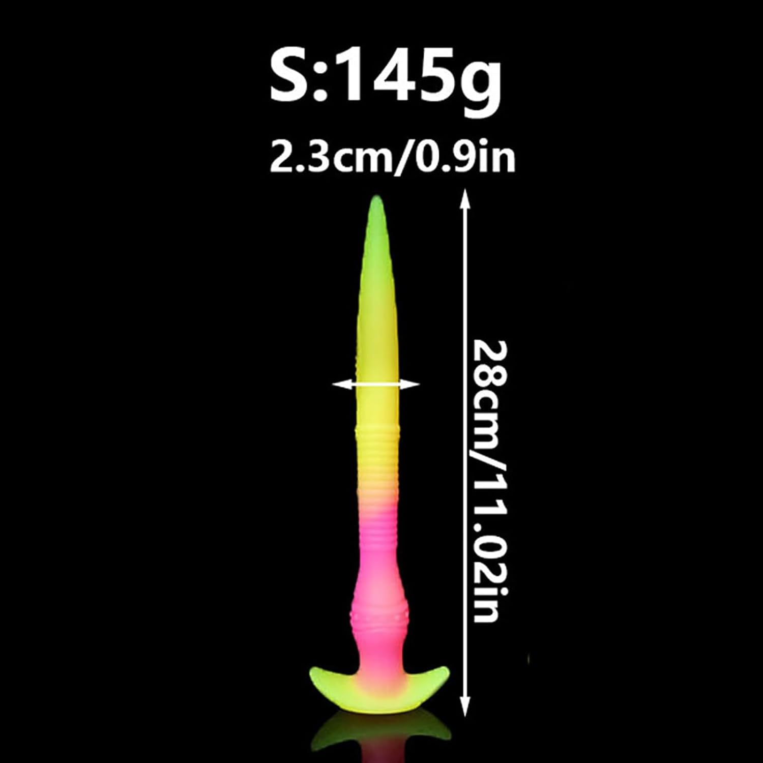 22 Inch Glow In The Dark Fantasy Tentacle Dildo