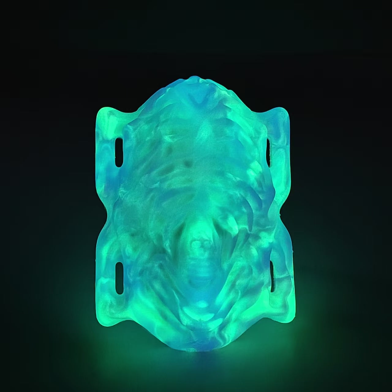 Skeleton Monster Fluorescent Grinder Clit Vibrator