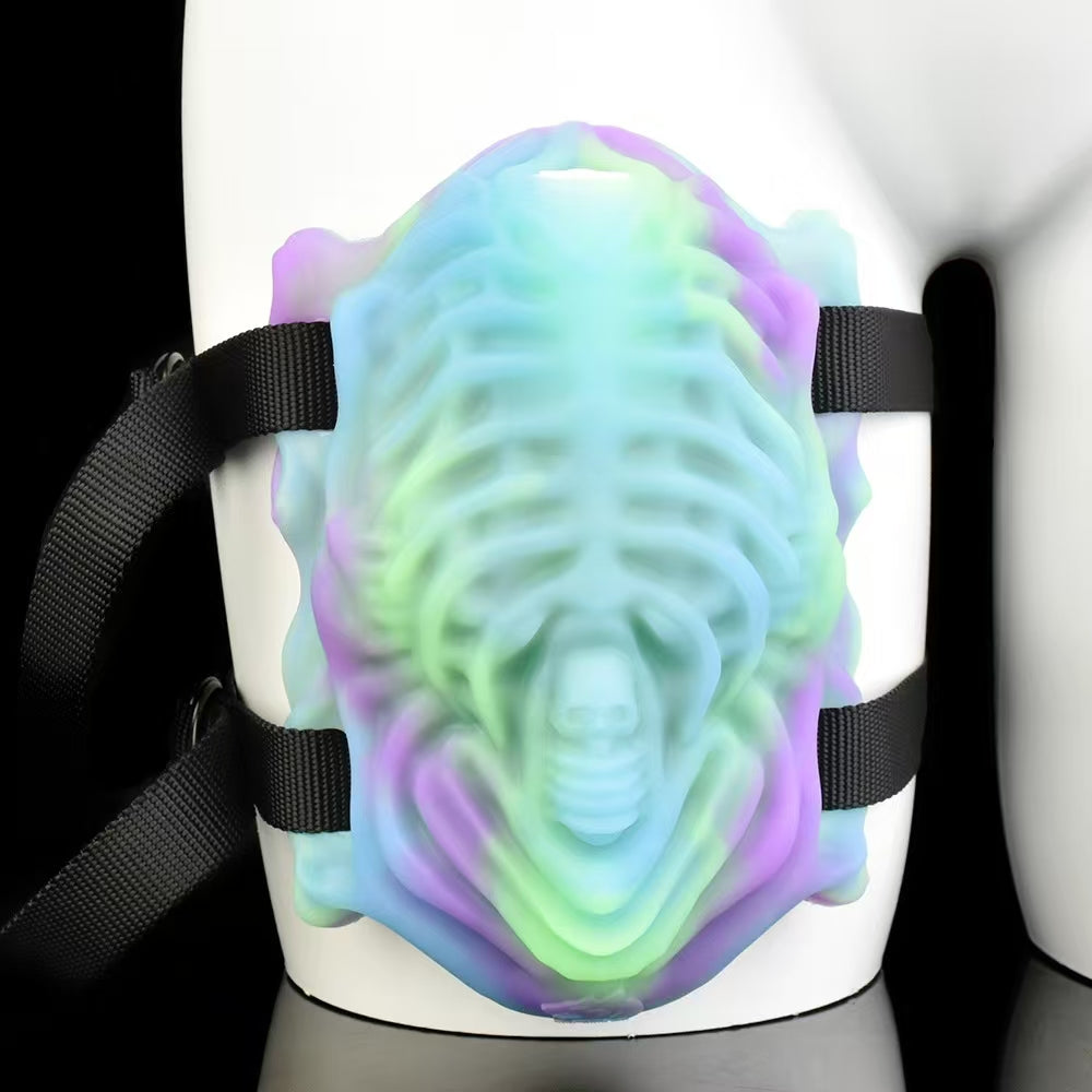 Skeleton Monster Fluorescent Grinder Clit Vibrator