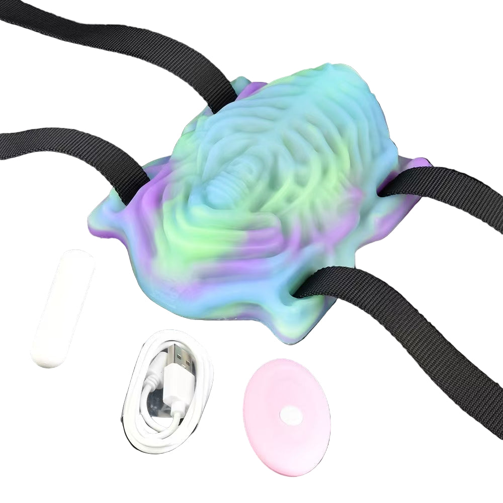 Skeleton Monster Fluorescent Grinder Clit Vibrator