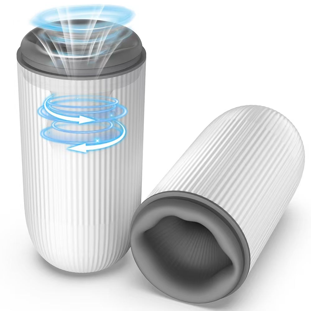 Vibrating Rotating Sucking Penis Training Masturbator Cup