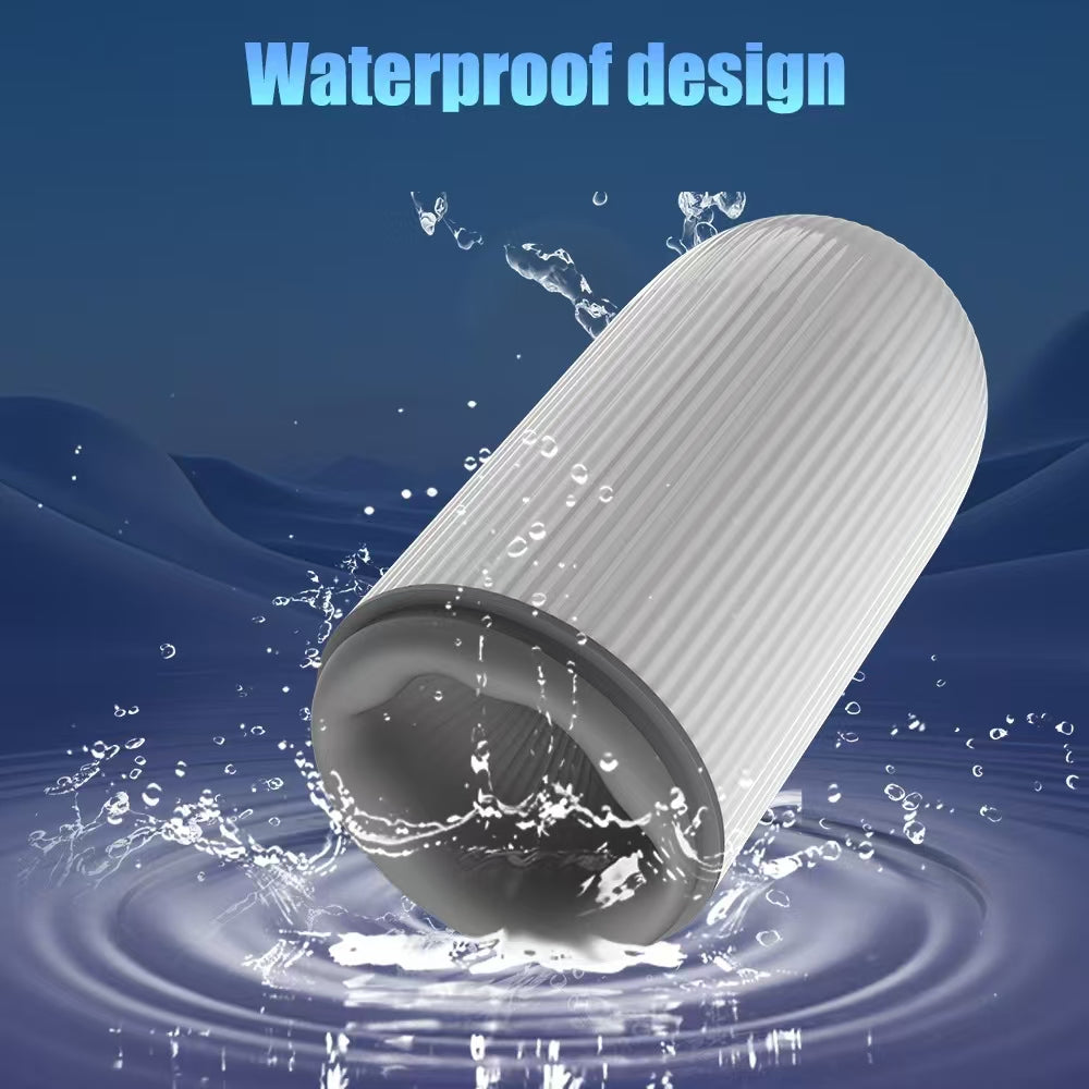 Vibrating Rotating Sucking Penis Training Masturbator Cup