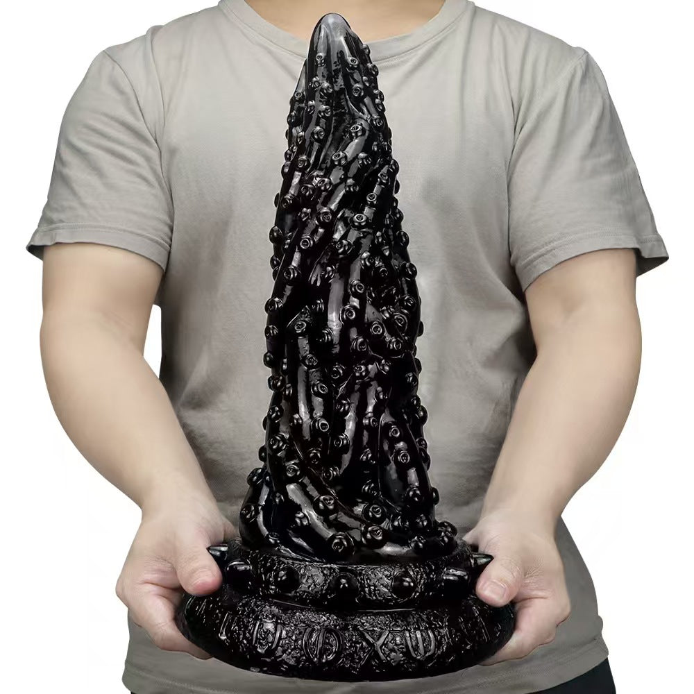 14 Inch Black Silicone Tentacle Giant Dildo