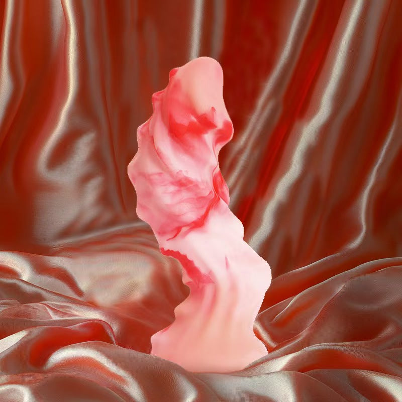 7 Inch Pink Silicone Curved G Spot Fantasy Dildo