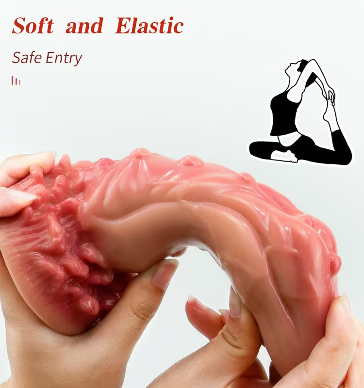 7 Inch Bulge Texture Silicone Monster Dildo