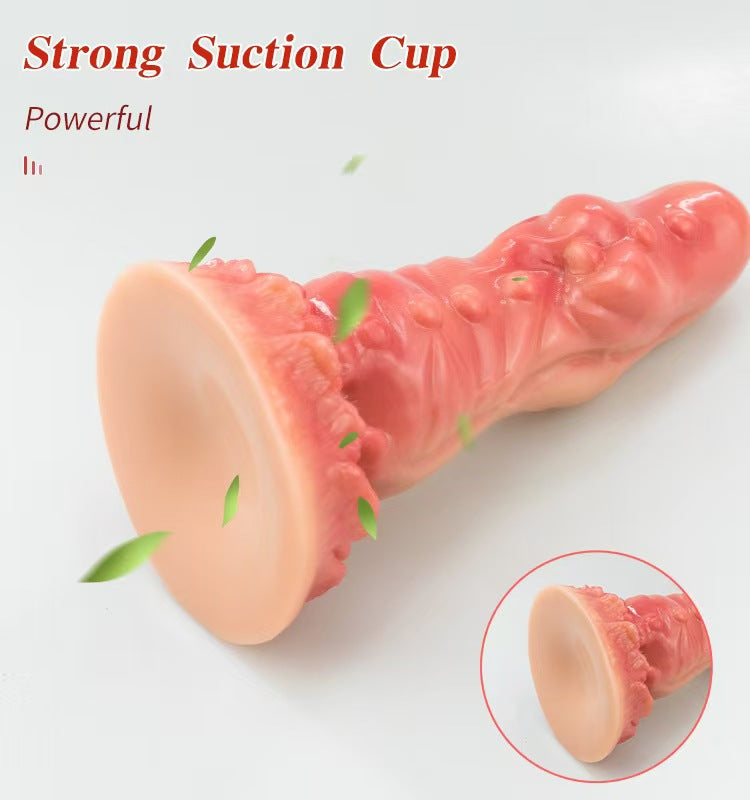7 Inch Bulge Texture Silicone Monster Dildo