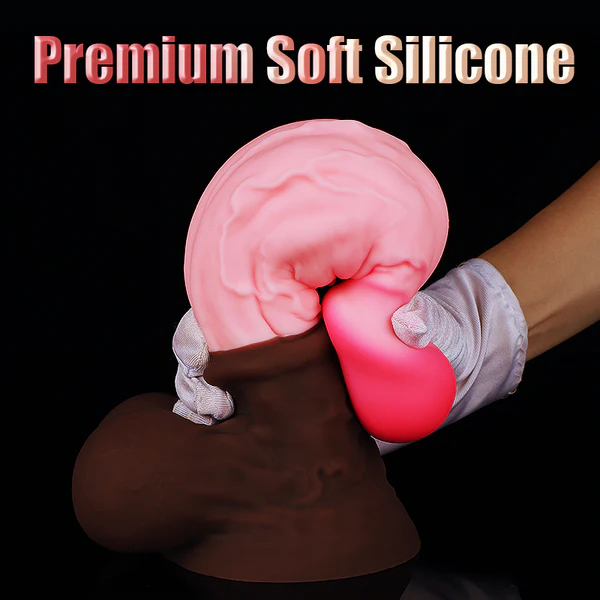 Pink Custom Super Soft Giant Dildo