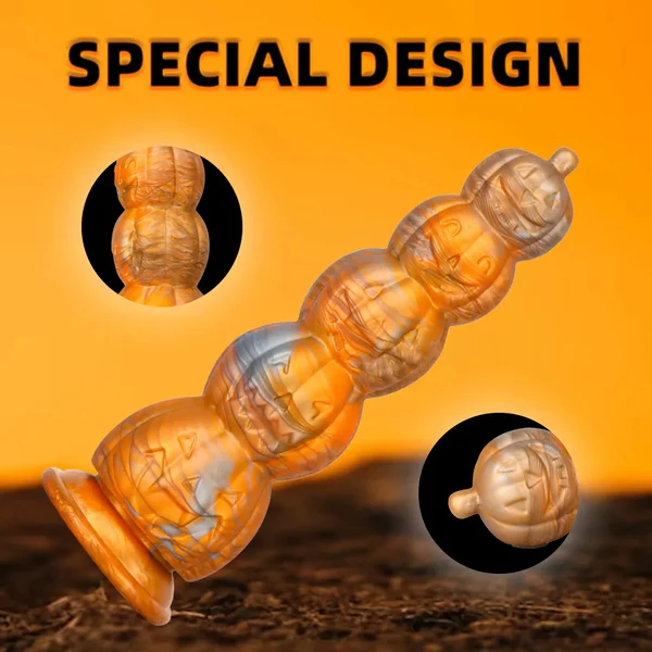 Halloween Monster Horror Pumpkin Huge Butt Plug