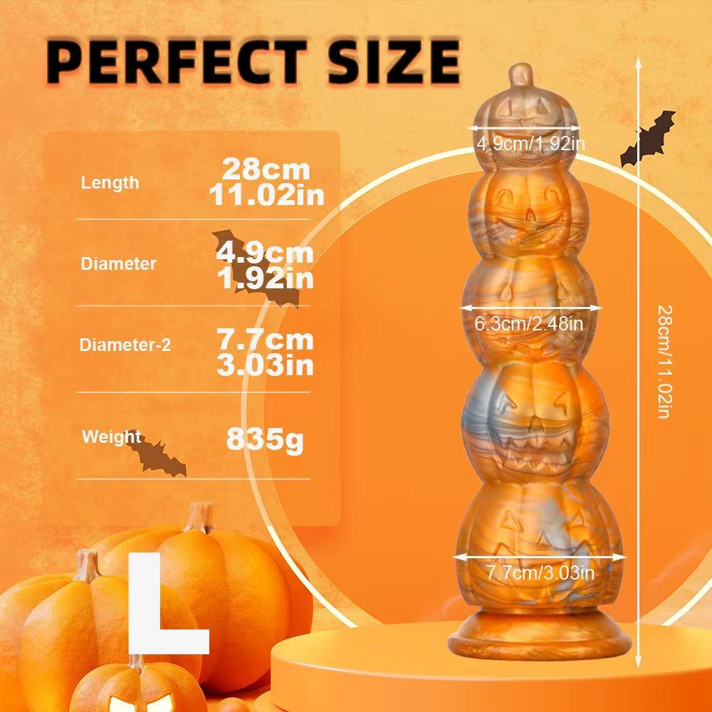 Halloween Monster Horror Pumpkin Huge Butt Plug