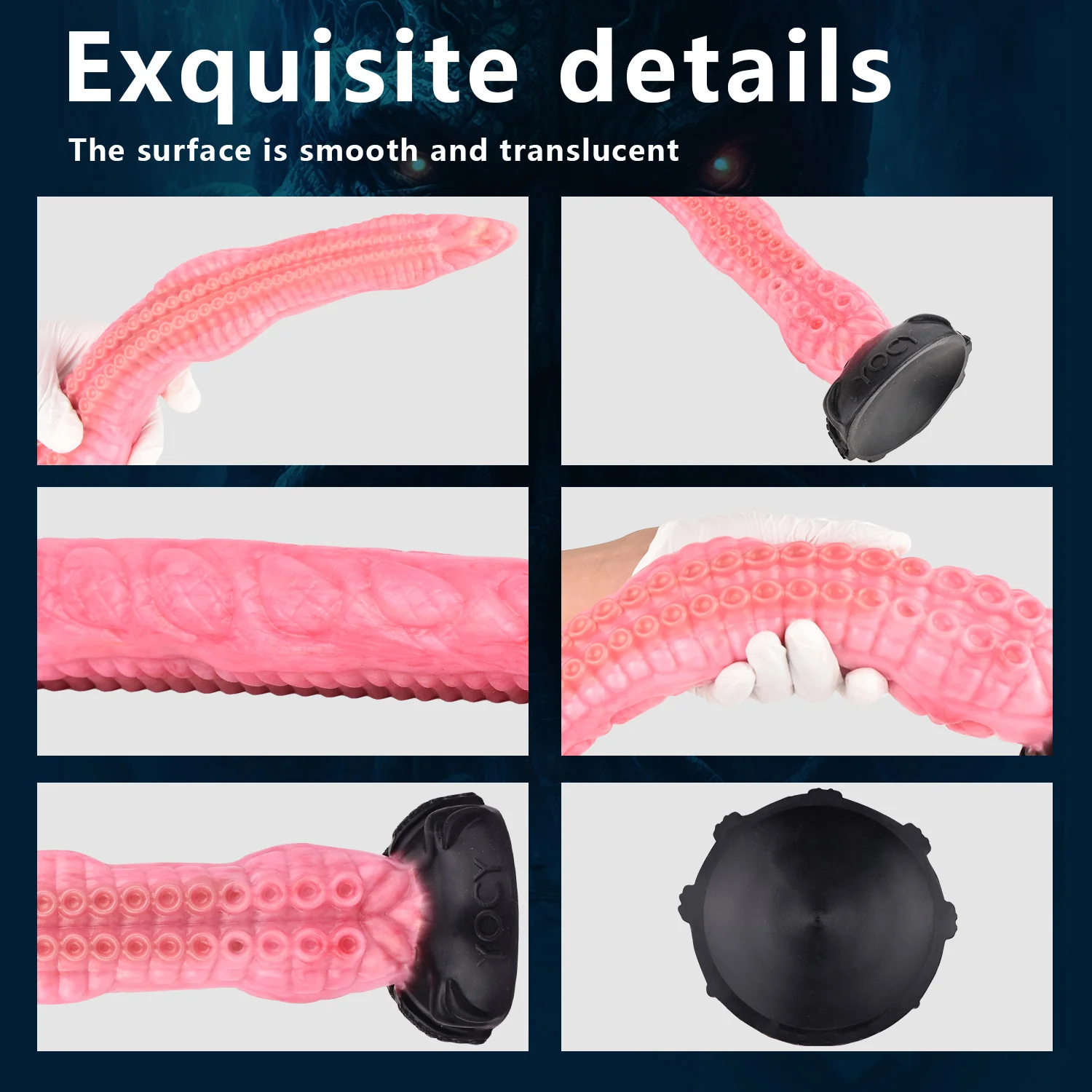Pink Extra Long Fantasy Tentacle Dildo