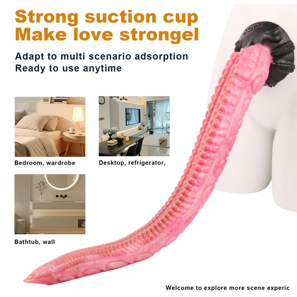 Pink Extra Long Fantasy Tentacle Dildo