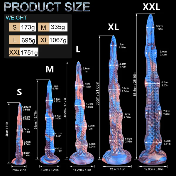 Fantasy Extra Long Tenticle Monster Dildo