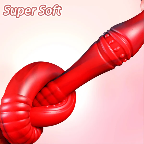 Red Long Tentacle Butt Plug Dildo