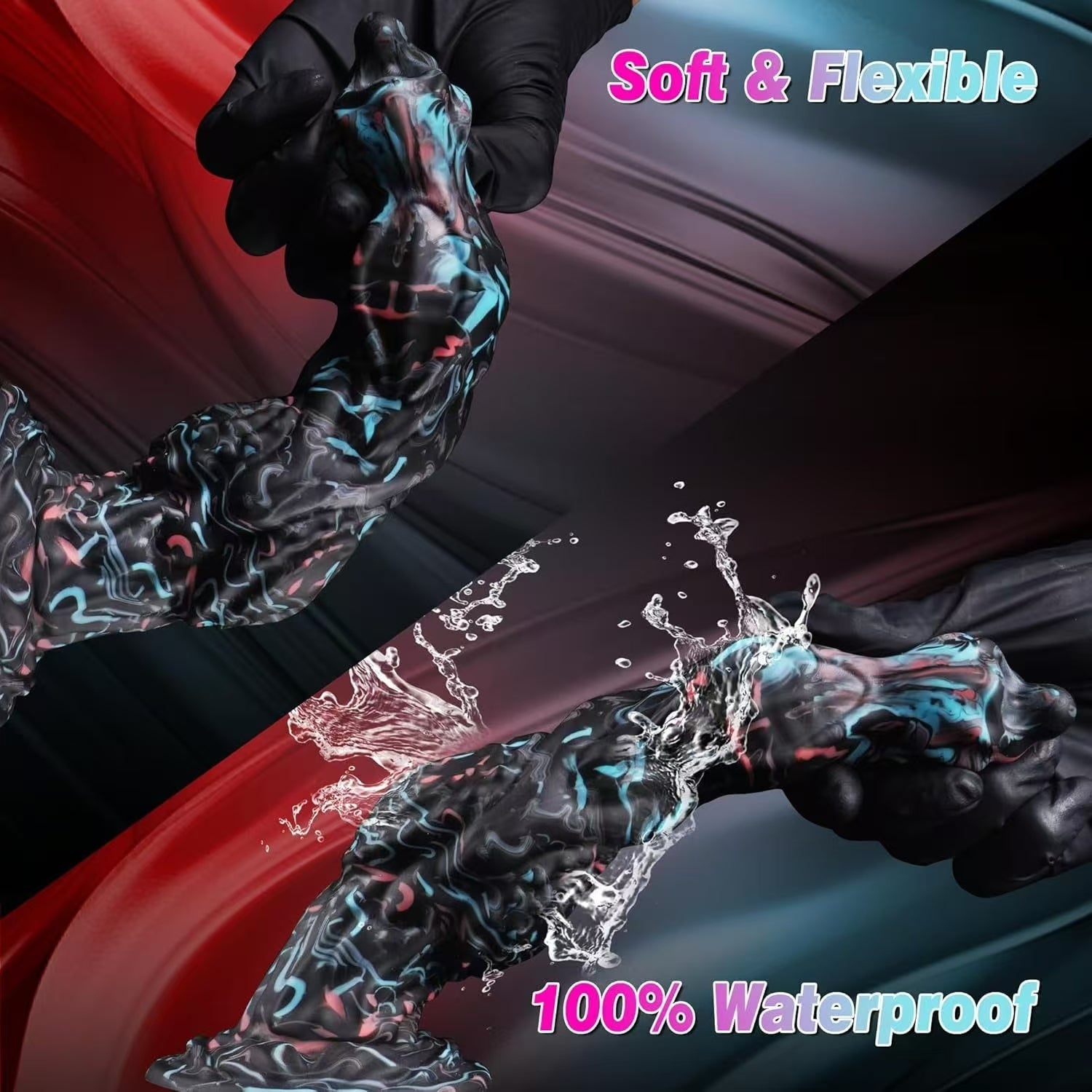 8 Inch Alien Premium Silicone knot Dildo